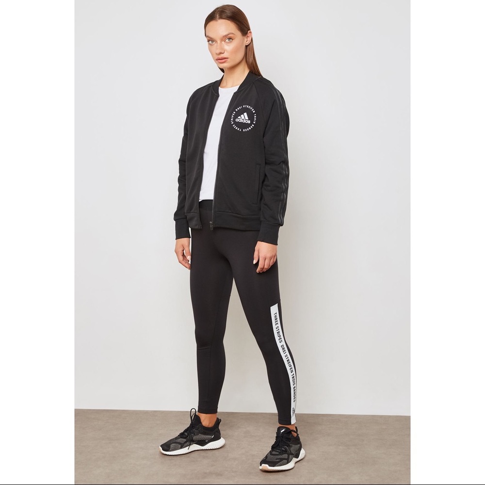 NWT Adidas athletics Sport ID Fleece Bomber DI0106